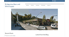 Desktop Screenshot of bridgeviewbeerandwine.com